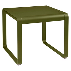 Table de jardin mi-hauteur 80x74cm BELLEVIE Fermob vert pesto