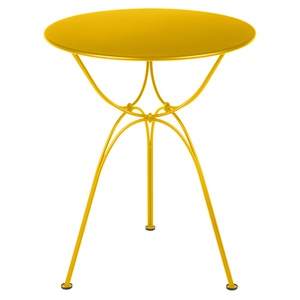 Table de jardin ronde 60cm AIRLOOP Fermob miel NEW 