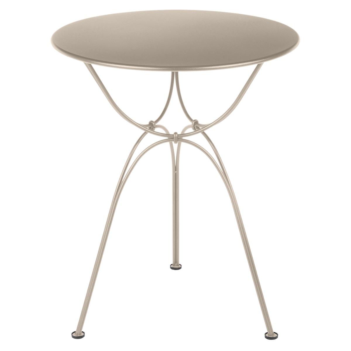 Table de jardin ronde 60cm AIRLOOP Fermob Muscade