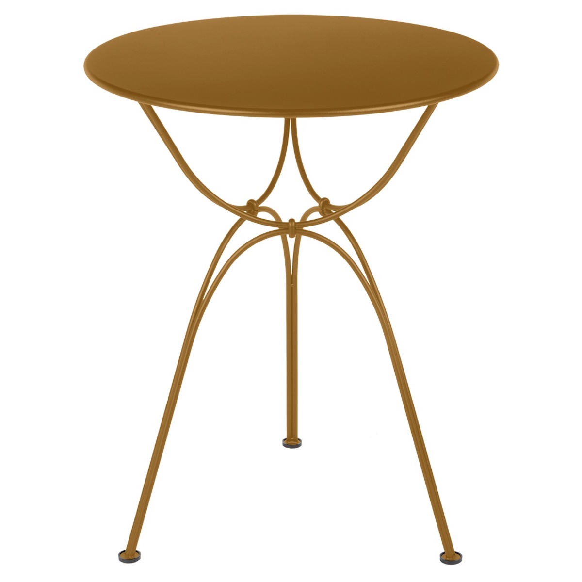 Table de jardin ronde 60cm AIRLOOP Fermob pain d'épices 
