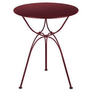 Table de jardin ronde 60cm AIRLOOP Fermob Piment