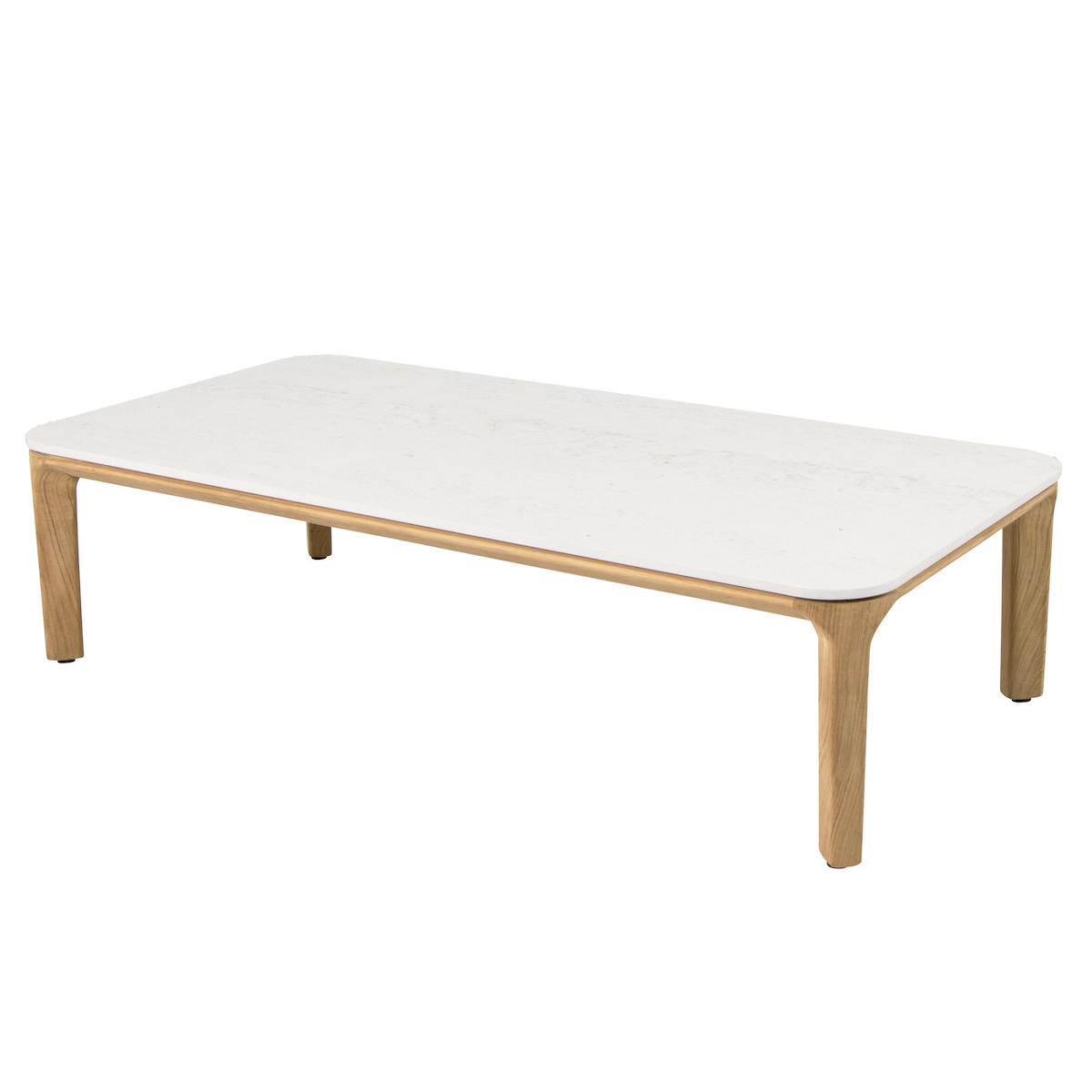Table de salon 120x60cm ASPECT Cane-line blanc