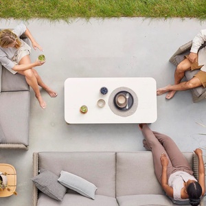 Table de salon 120x60cm ASPECT Cane-line blanc
