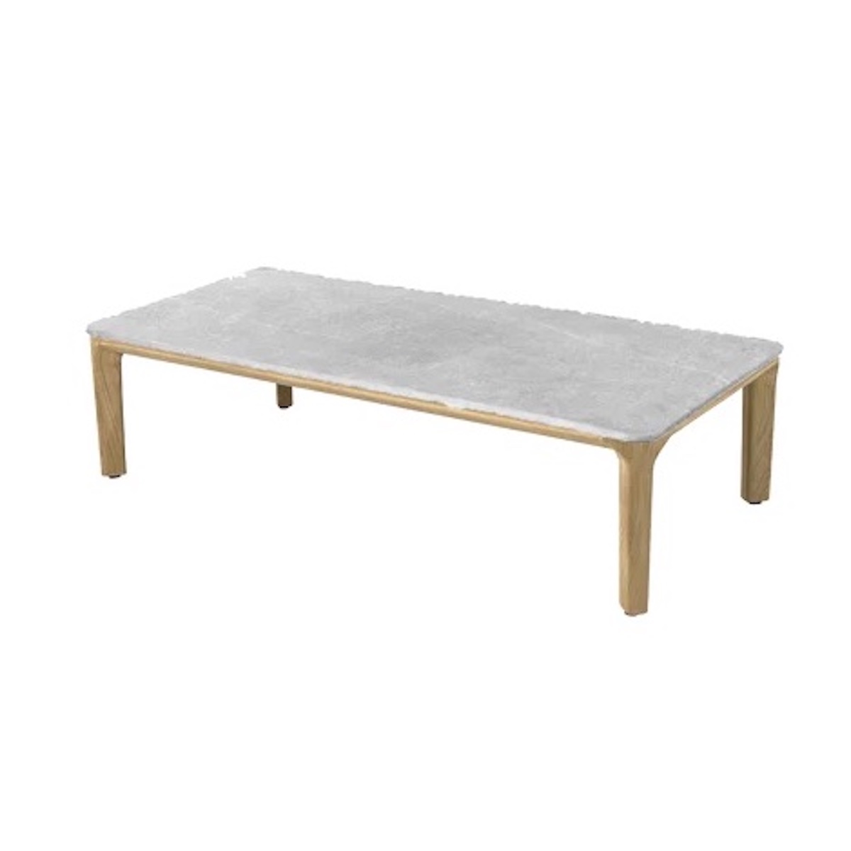 Table de salon 120x60cm ASPECT Cane-line gris