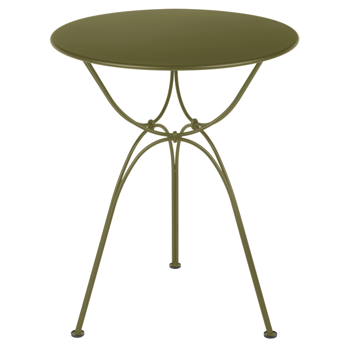 Table diamètre 60 cm AIRLOOP Fermob vert pesto