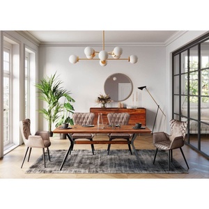Table Downtown noyer 100x220cm Kare Design