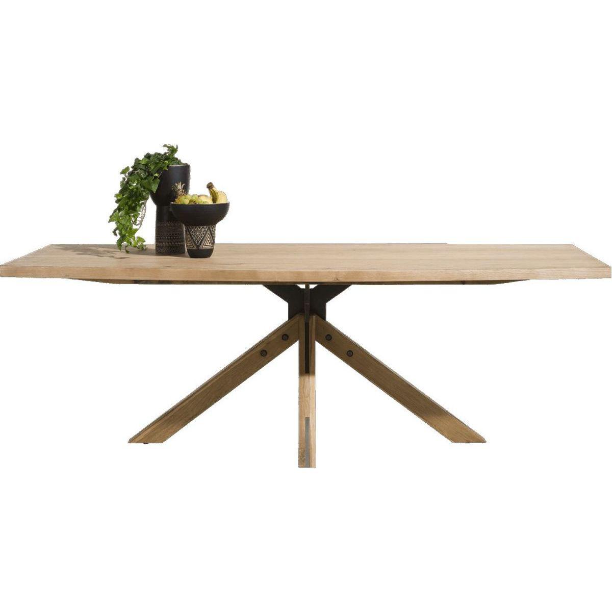 Table fixe JARDINO Henders & Hazel chêne 105x230cm