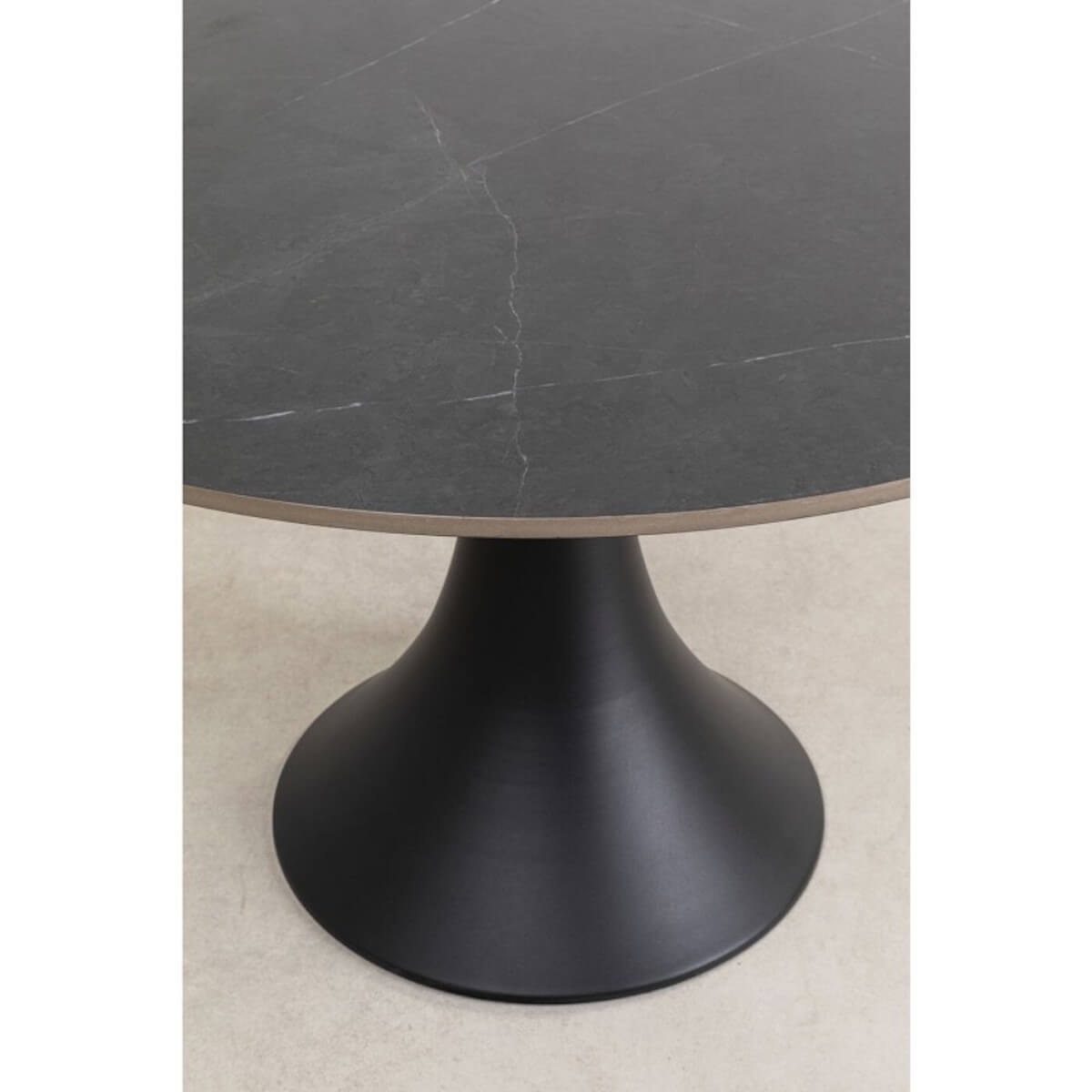 Table Grande Possibilita noir Ø120cm Kare Design