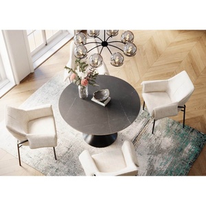 Table Grande Possibilita noir Ø120cm Kare Design