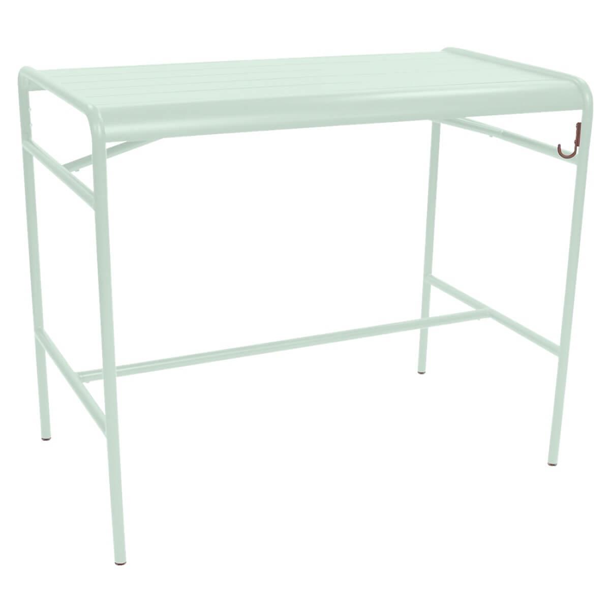 Table haute 73x126cm LUXEMBOURG Fermob menthe glaciale
