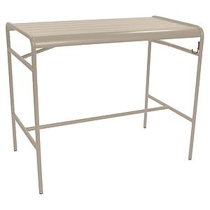 Table haute 73x126cm LUXEMBOURG Fermob muscade