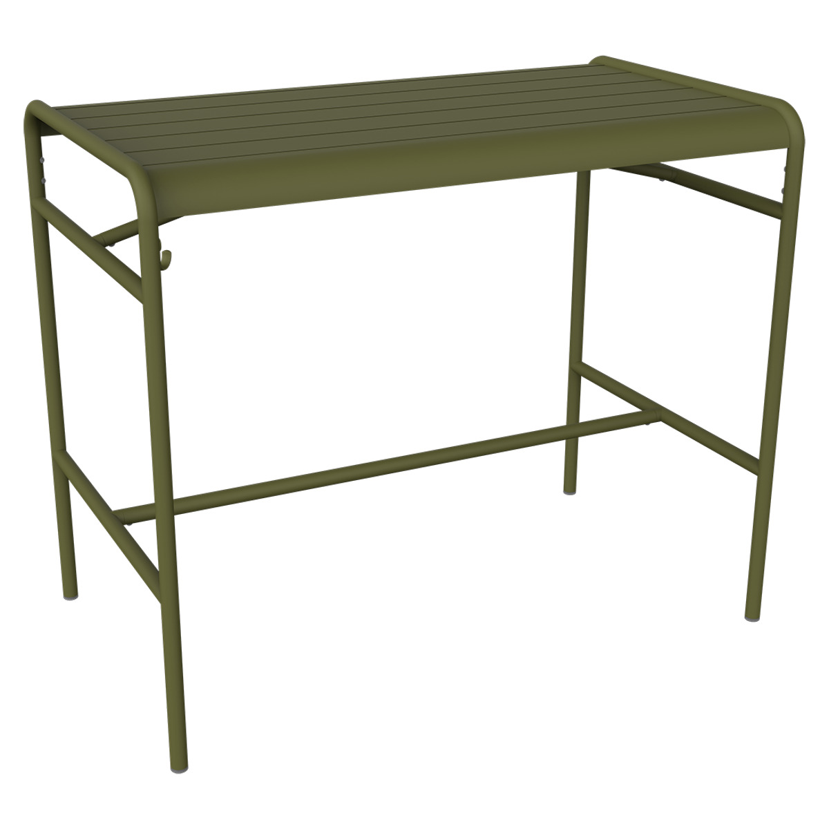 Table haute 73x126cm LUXEMBOURG Fermob vert pesto