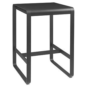 Table haute 74x80cm BELLEVIE Fermob carbone