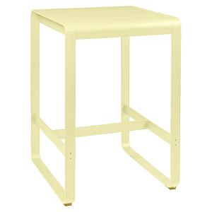 Table haute 74x80cm BELLEVIE Fermob citron givré
