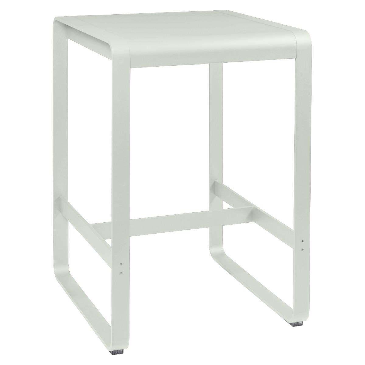 Table haute 74x80cm BELLEVIE Fermob gris argile