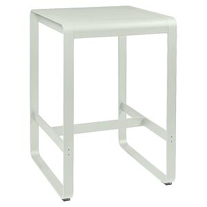 Table haute 74x80cm BELLEVIE Fermob gris argile