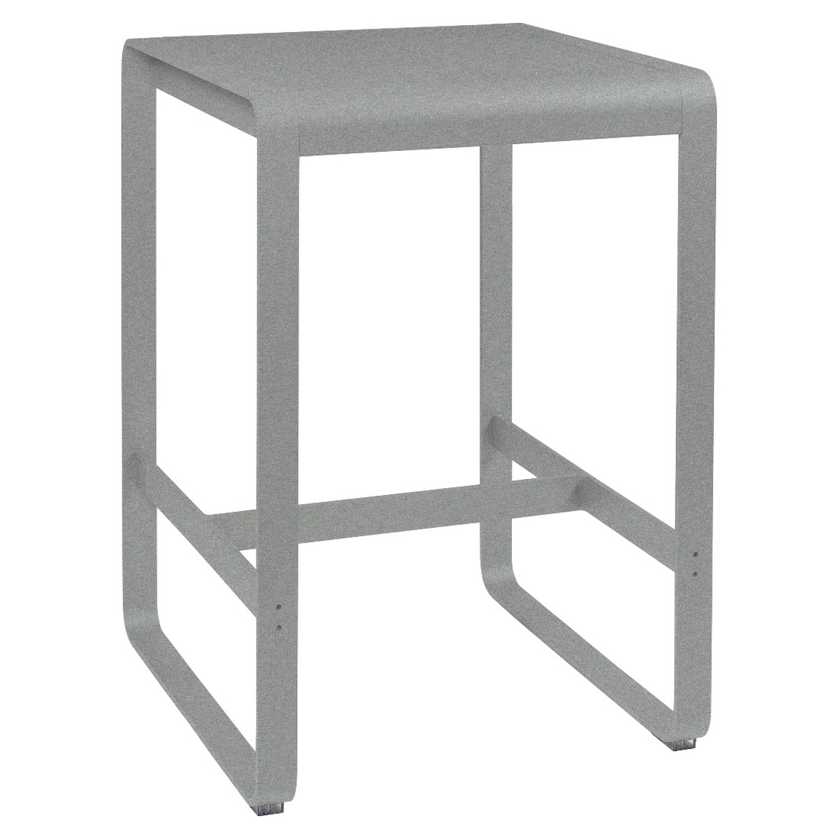 Table haute 74x80cm BELLEVIE Fermob gris lapilli
