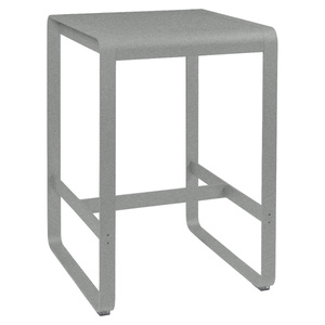 Table haute 74x80cm BELLEVIE Fermob gris lapilli