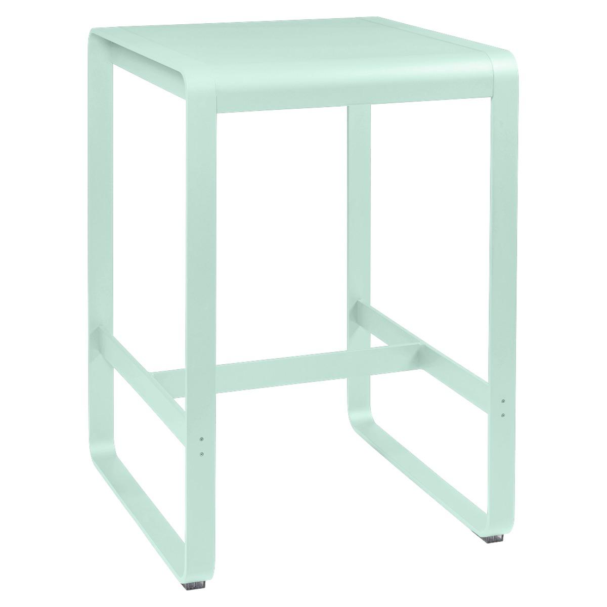 Table haute 74x80cm BELLEVIE Fermob menthe glaciale