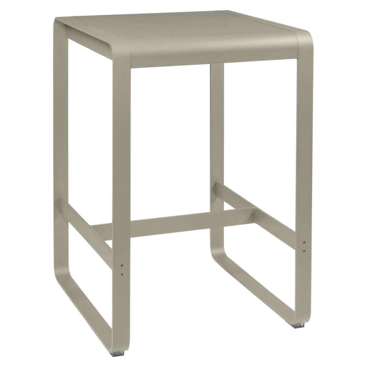 Table haute 74x80cm BELLEVIE Fermob muscade