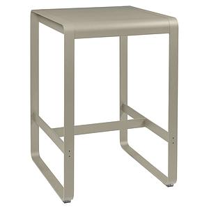 Table haute 74x80cm BELLEVIE Fermob muscade