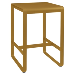 Table haute 74x80cm BELLEVIE Fermob pain d'épices