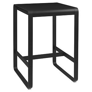 Table haute 74x80cm BELLEVIE Fermob réglisse