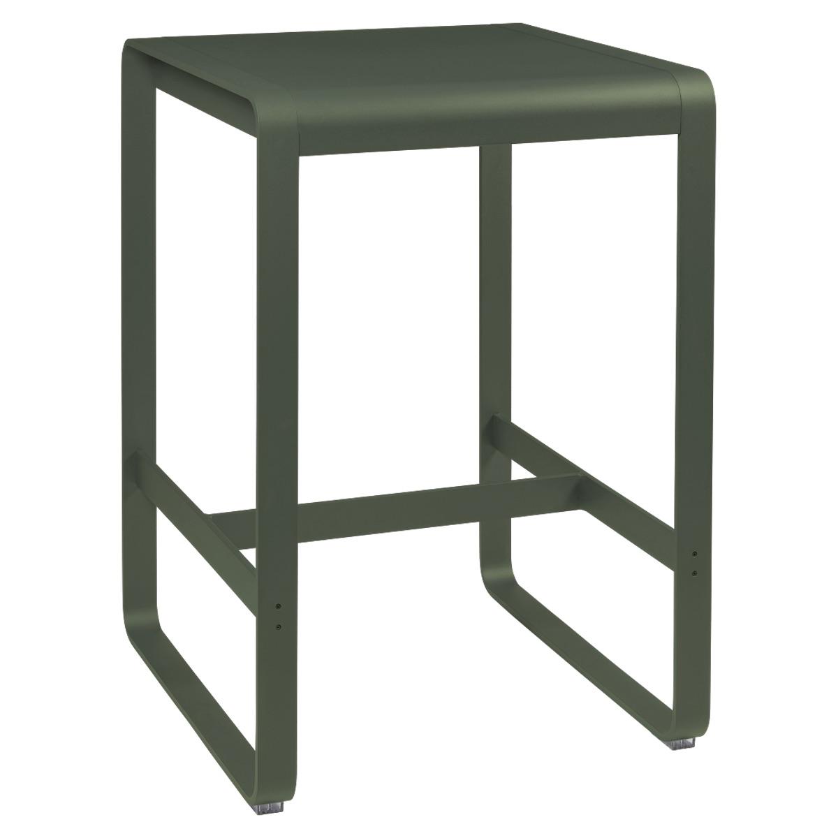 Table haute 74x80cm BELLEVIE Fermob romarin