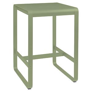 Table haute 74x80cm BELLEVIE Fermob tilleul