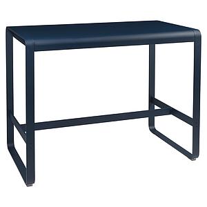 Table haute 80x140cm BELLEVIE Fermob Bleu Abysse