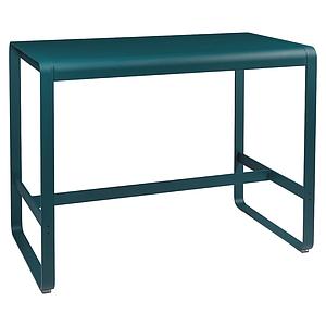 Table haute 80x140cm BELLEVIE Fermob bleu acapulco