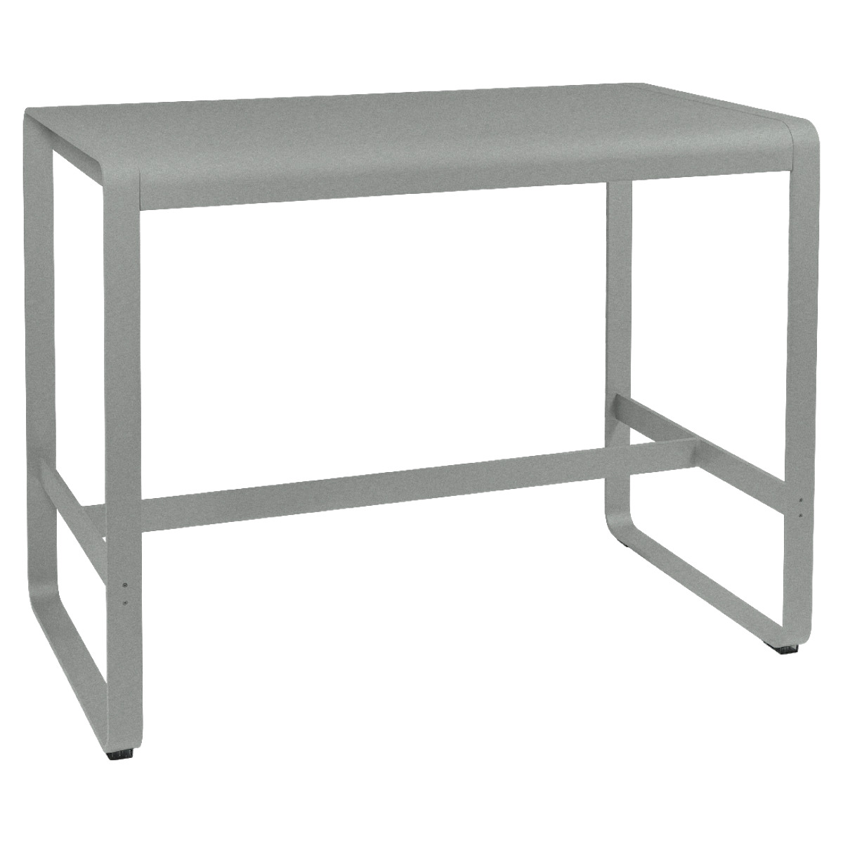 Table haute 80x140cm BELLEVIE Fermob gris lapilli