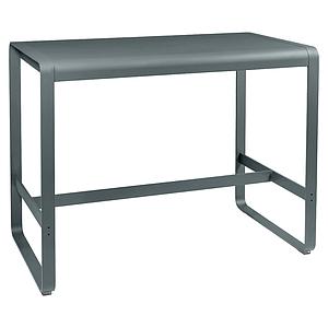 Table haute 80x140cm BELLEVIE Fermob gris orage