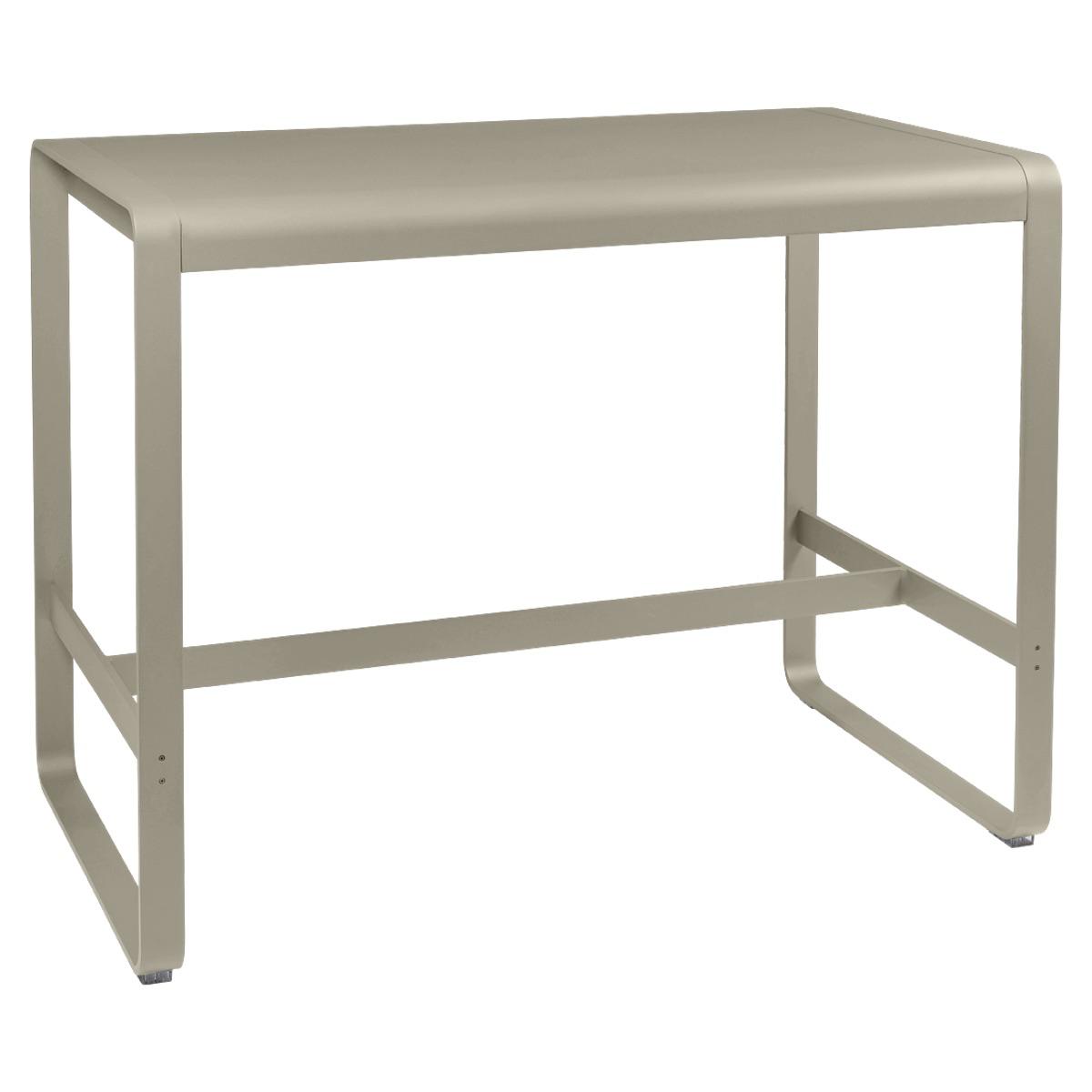Table haute 80x140cm BELLEVIE Fermob muscade