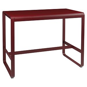Table haute 80x140cm BELLEVIE Fermob piment