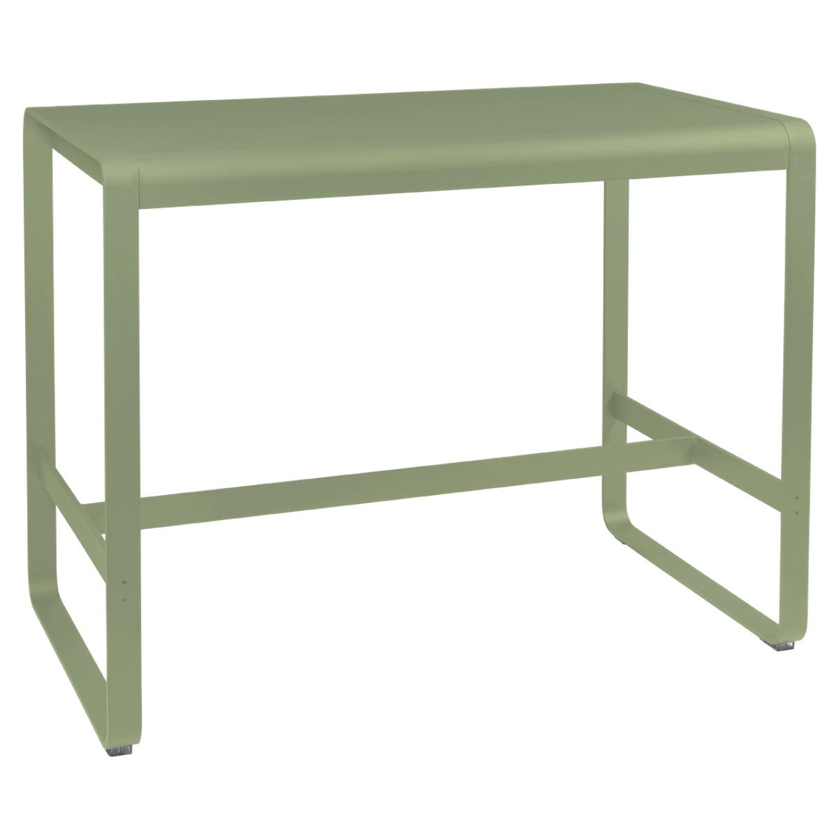 Table haute 80x140cm BELLEVIE Fermob tilleul