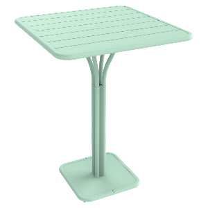 Table haute 80x80cm LUXEMBOURG Fermob menthe glaciale