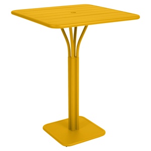 Table haute 80x80cm LUXEMBOURG Fermob miel NEW 