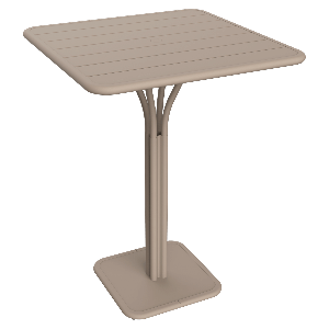 Table haute 80x80cm LUXEMBOURG Fermob muscade