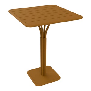 Table haute 80x80cm LUXEMBOURG Fermob pain d'épices 