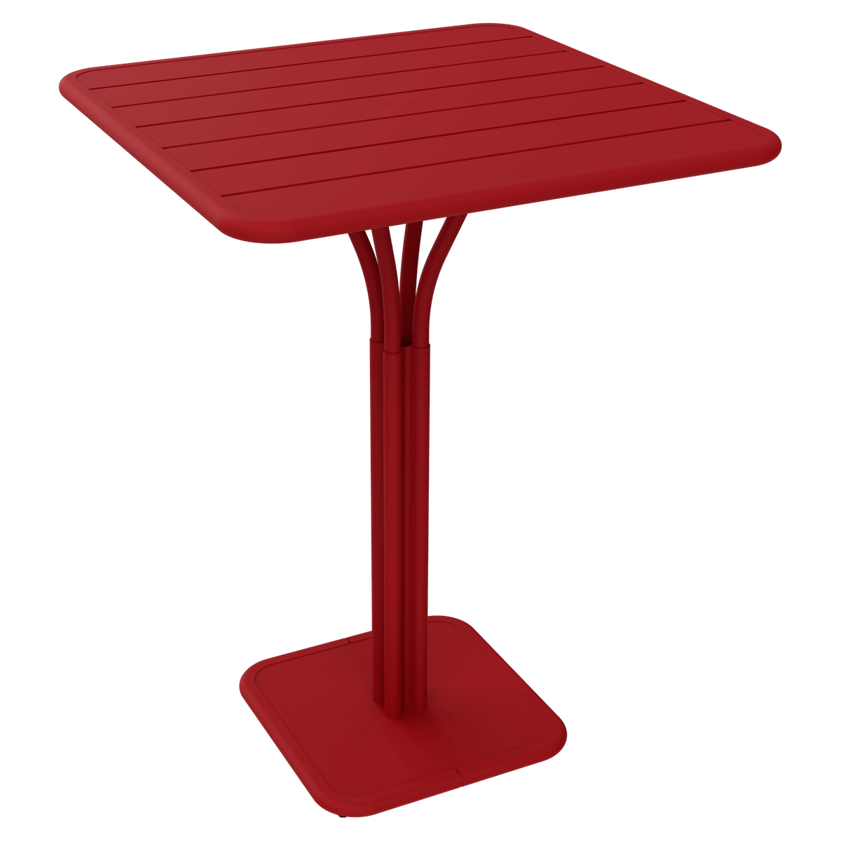Table haute 80x80cm LUXEMBOURG Fermob piment