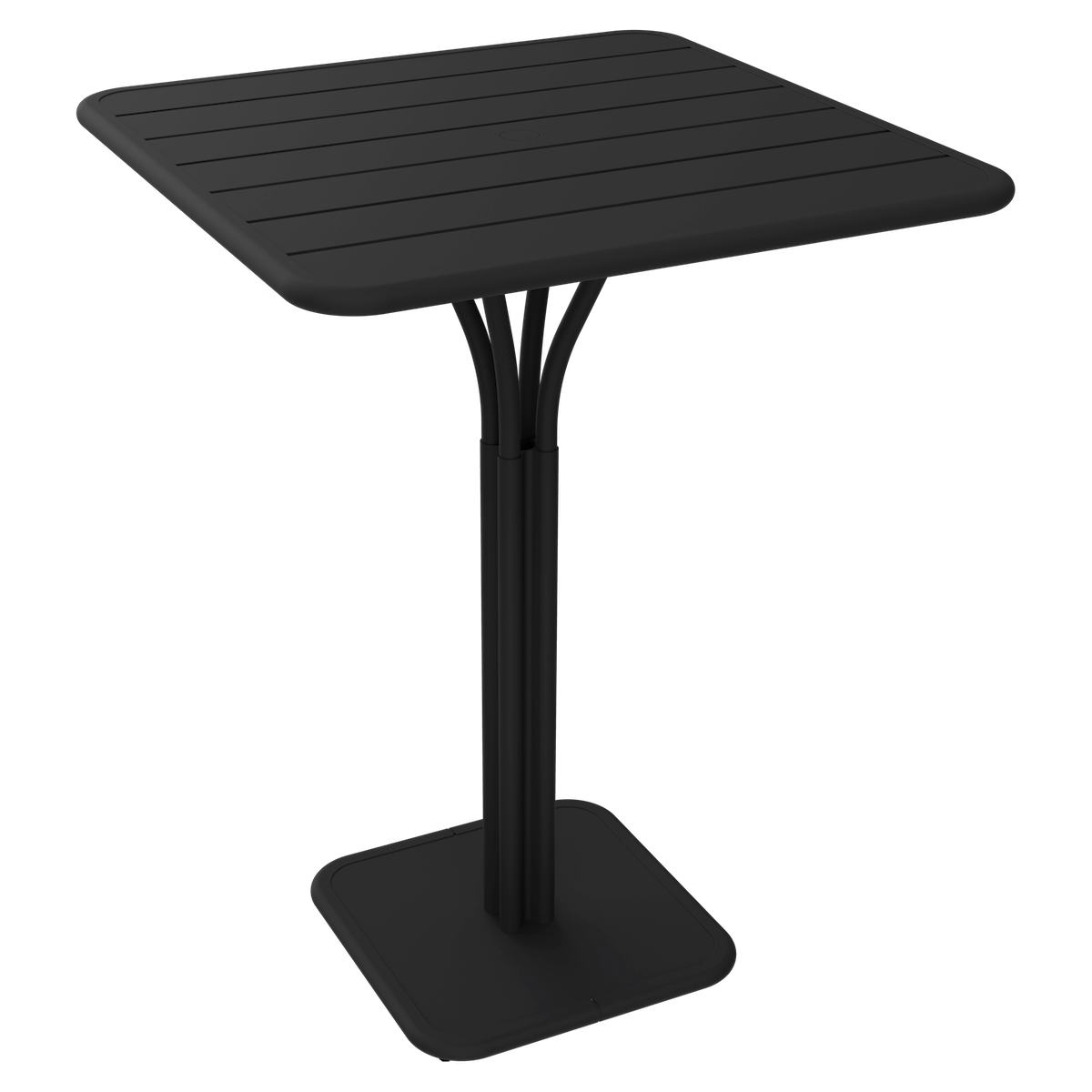 Table haute 80x80cm LUXEMBOURG Fermob réglisse