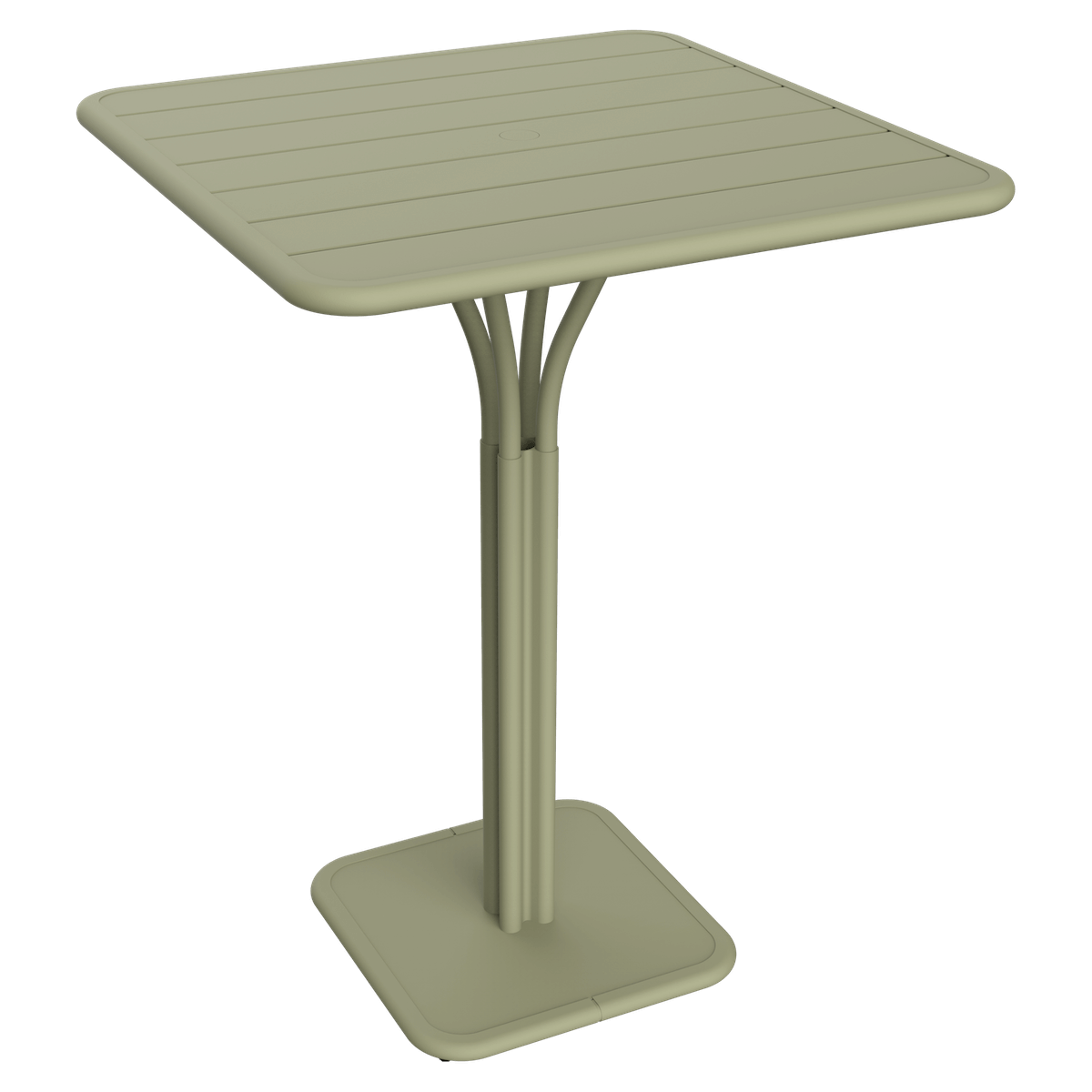 Table haute 80x80cm LUXEMBOURG Fermob tilleul