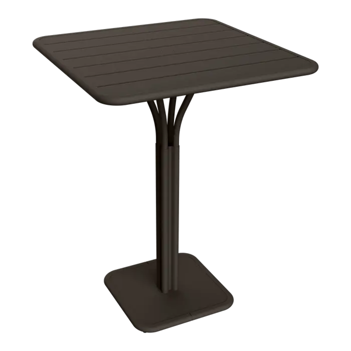 Table haute 80x80cm LUXEMBOURG tonka 