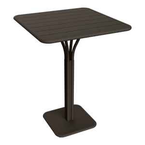 Table haute 80x80cm LUXEMBOURG tonka 
