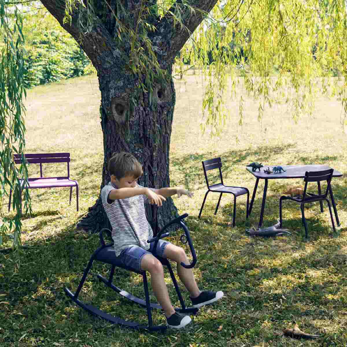 Table jardin enfant LUXEMBOURG KIDS Fermob gris argile