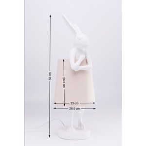 Table Lamp Animal Rabbit White 68cm Kare Design