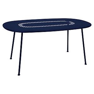 Table LORETTE Fermob 160x90 bleu abysse