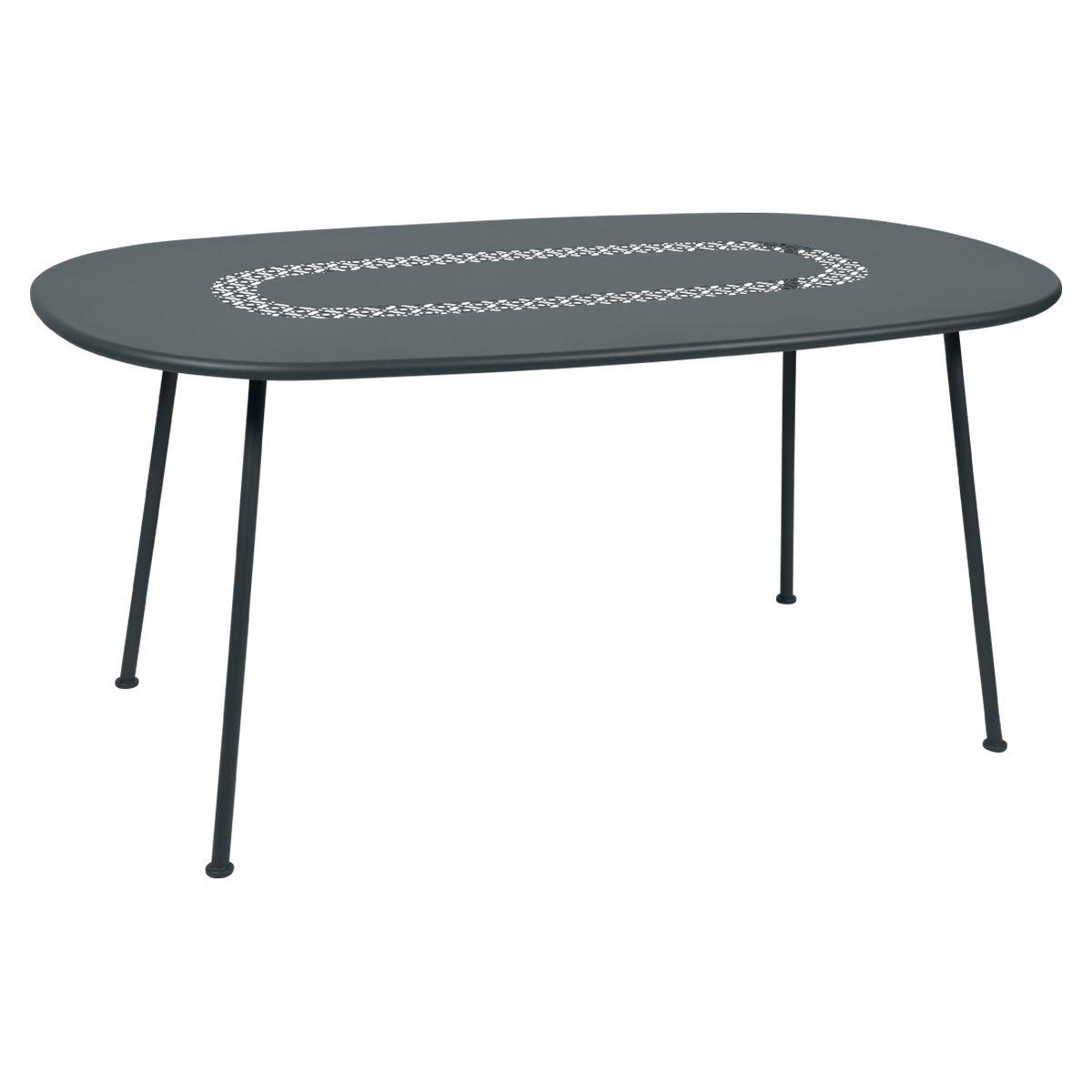 Table LORETTE Fermob 160x90 bleu acapulco