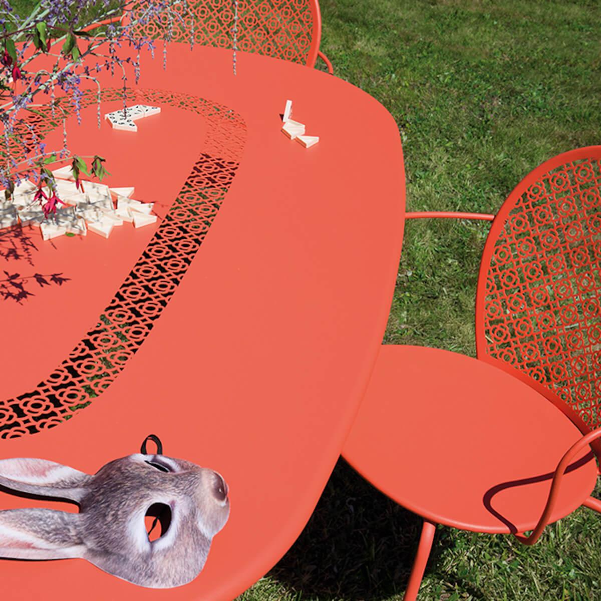 Table LORETTE Fermob 160x90 citron givré